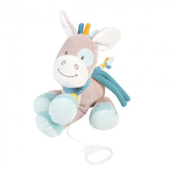 Игрушка мягкая Nattou Musical Soft toy Tim & Tiloo — Лошадка музыкальная 498050