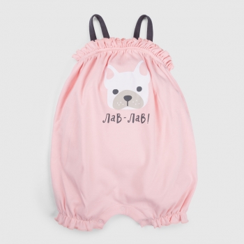 Полукомбинезон для девочек Happy Baby 88008