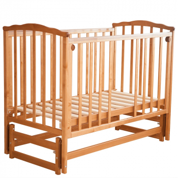 Детская кроватка Красная звезда (Можга) Кристина С 619 (маятник) — Медовый