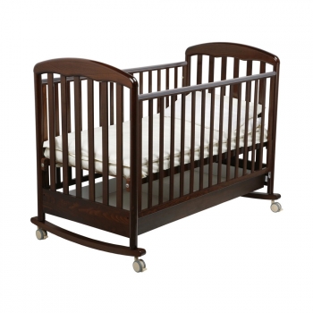 Детская кроватка Papaloni (Папалони) Венеция —  шоколад