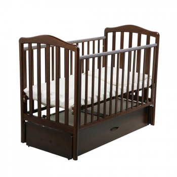 Детская кроватка Papaloni (Папалони) Винни Маятник —  шоколад