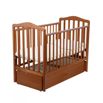 Детская кроватка Papaloni (Папалони) Винни Маятник —  светлый орех