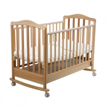 Детская кроватка Papaloni (Папалони) Винни качалка —  натуральный