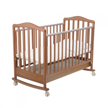 Детская кроватка Papaloni (Папалони) Винни качалка —  светлый орех