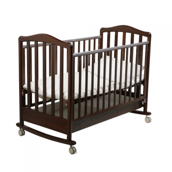 Детская кроватка Papaloni (Папалони) Винни качалка —  шоколад