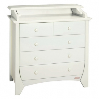 Пеленальный комод Papaloni Olivia 760 —  белый