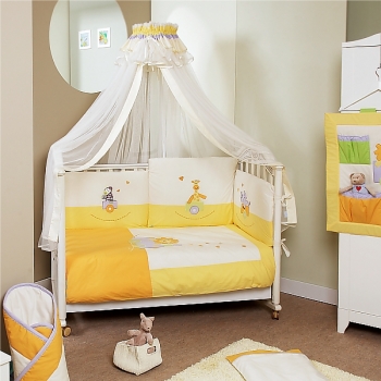 Комплект постельного белья Feretti Sestetto Long Safari (6 предметов) — жёлтый