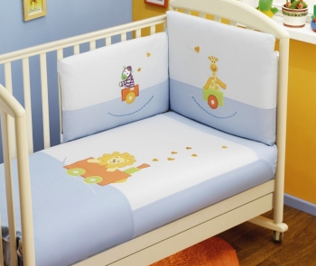 Комплект постельного белья Feretti Sestetto Long Safari (6 предметов) — голубой