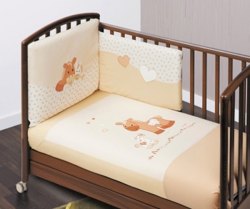 Комплект постельного белья Feretti Sestetto Long Pony (6 предметов) — бежевый