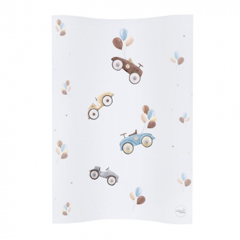 Пеленальный матрасик Ceba Baby W-104, 70 см мягкий без изголовья — Retro Cars W-104-000-640