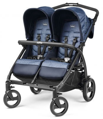 Коляска для двойни Peg Perego Book for Two — Indigo