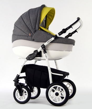 Коляска 2 в 1 Farfello Fortuna F-line — FL4 темно-серый