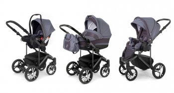 Коляска 3 в 1 Esspero Magic Pro (шасси Graphite) — Dark Grey