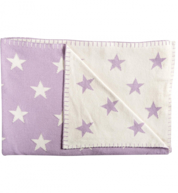 Плед Schardt Big Star, 95х120 см — лиловый