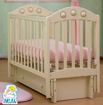 Детская кроватка Кубаньлесстрой Орхидея АБ 24.3 — . Слоновая кость
