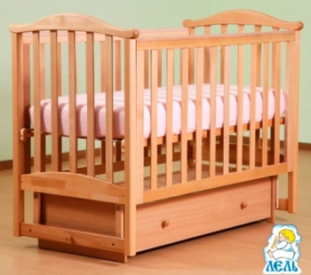 Детская кроватка Кубаньлесстрой Виола АБ 25.2 — . Натуральный