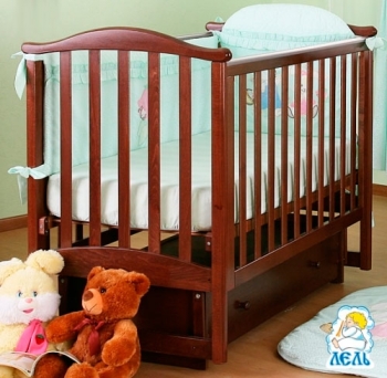 Детская кроватка Кубаньлесстрой Виола АБ 25.2 — . Орех