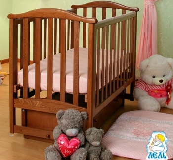 Детская кроватка Кубаньлесстрой Виола АБ 25.2 — . Светлый орех