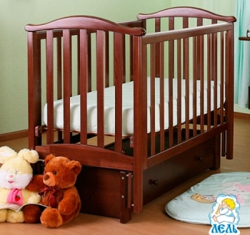 Детская кроватка Кубаньлесстрой Виола АБ 25.3 — . Орех