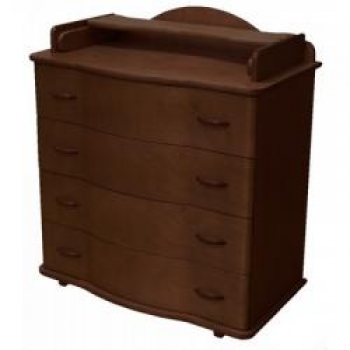 Пеленальный комод Красная звезда (Можга) С 566 —  шоколад