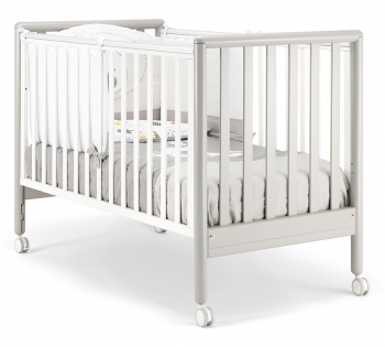 Детская кроватка Pali Bravo — White Grey