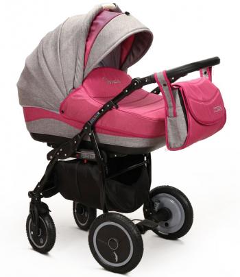 Коляска 3 в 1 Aneco Venezia (материал Лен) —  L-8