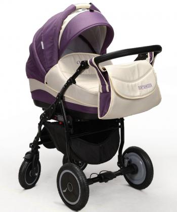 Коляска 3 в 1 Aneco Venezia (материал Лен) —  L-4