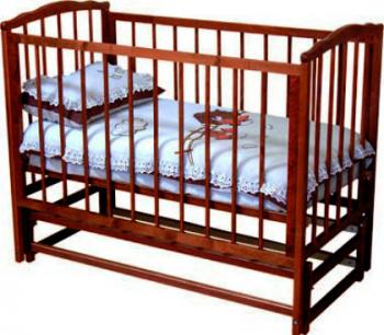 Детская кроватка Красная звезда (Можга) Кристина С 619 (маятник) — Вишня