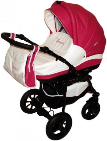 Коляска 3 в 1 Aneco Venezia (Экокожа) —  8