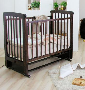 Детская кроватка Можга Марина С 702 — . Шоколад