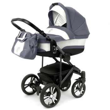 Коляска для новорожденных Esspero Magic Pro (шасси Graphite) — Grey Lux