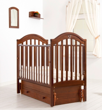 Детская кроватка Gandilyan (Гандылян) Софи маятник —  (орех)