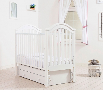 Детская кроватка Gandilyan (Гандылян) Софи маятник —  (белый)