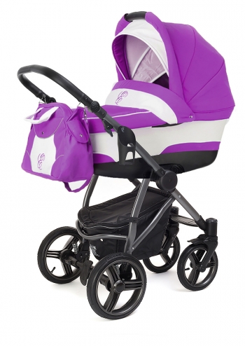 Коляска для новорожденных Esspero Newborn Lux (шасси Graphite) — Iris
