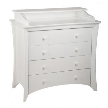 Пеленальный комод Papaloni Luna 650 —  белый