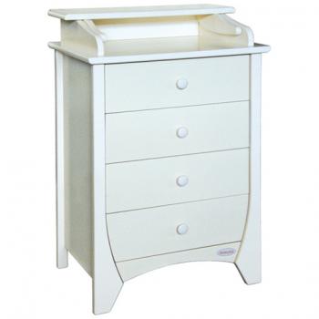 Пеленальный комод Papaloni Olivia 510 —  белый