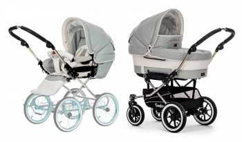 Коляска 2 в 1 Emmaljunga Mondial De Luxe (шасси Duo S Lounge) — Pure