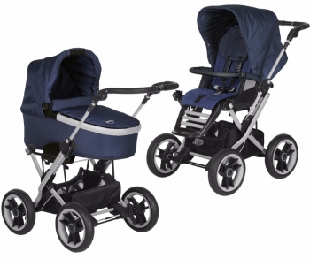 Коляска 2 в 1 Teutonia Mistral Primus V4 (шасси Graphite) — 6025 Atlantic