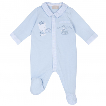 Комбинезон Chicco для мальчиков, с вышивкой, цвет голубой (ошибка)