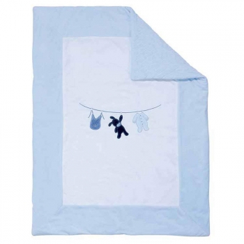 Плед 75х100 см Nattou — Alex Bibou Ослик и Кролик 321426