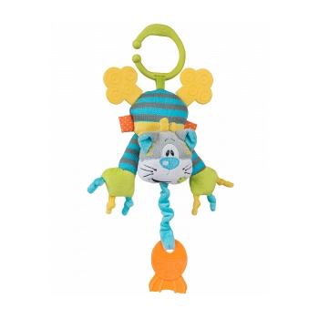 Игрушка-подвеска BabyOno — Котик с прорезывателем