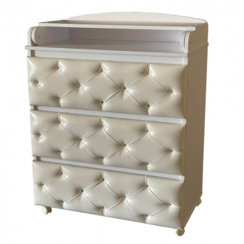 Пеленальный комод КЕДР Victoria Elegance — Белый