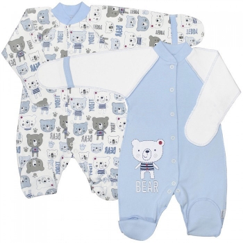 Комплект(Комбинезон реглан с закрытыми ручками 