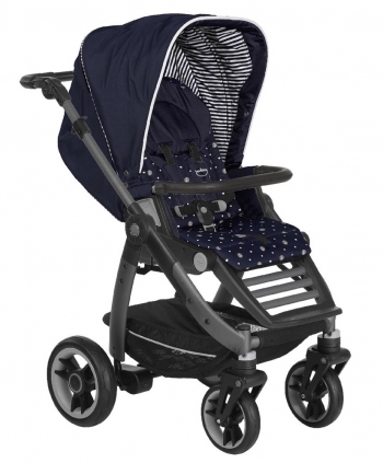 Прогулочная коляска Teutonia Cosmo V4 (шасси Graphite) — 6115-6175 Little Sailor