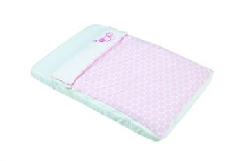 Комплект постельного белья для колыбели Micuna Cododo TX-1640 — Dots Pink