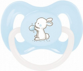 Пустышка анатомическая Canpol Little cuties силикон, 6-18 мес., арт. 23/263 — голубой