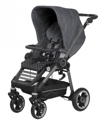 Прогулочная коляска Teutonia Bliss (шасси Graphite) — 6040-6160 Marble-Twinkle