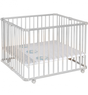 Детский манеж-кроватка Geuther Lucilee 94,5х102 — белый 09