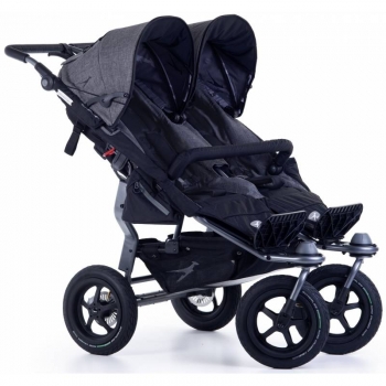 Прогулочная коляска для двойни TFK Twin Adventure 2019 — Premium Grey T-TWA-19-P-415
