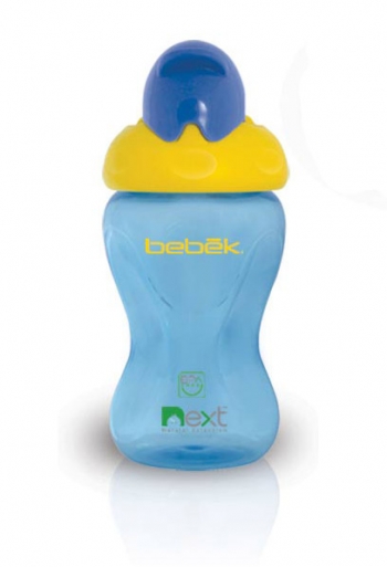 Поильник с соломкой Next Bebek (250 мл) — голубой